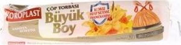 Koroplast Çöp Torbası Büzgülü Büyük Vanilyalı 10-lu - Image 1