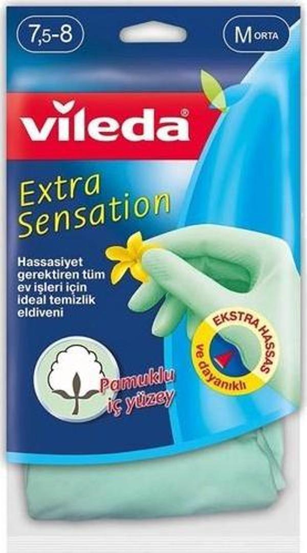 Vileda Extra Sensation Eldiven Orta Boy - Image 1