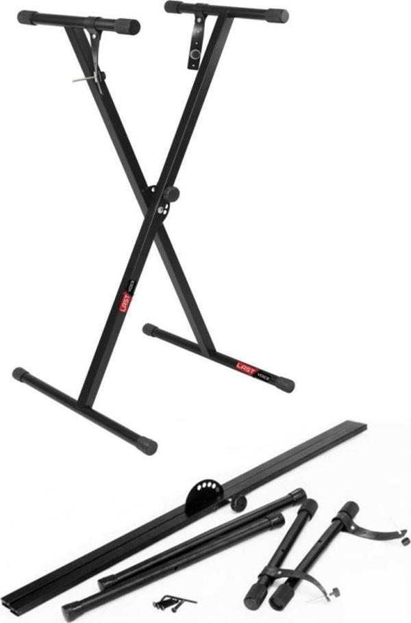 Lastvoice KS-01D Portatif Org Standı Kademeli Org Sehpası Sabitleme Kayışlı - Image 1