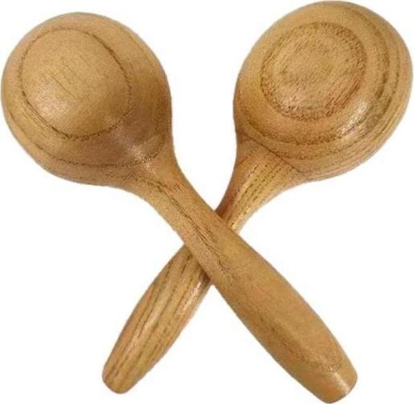 Midex Orf-SP-25 Örf Aletleri Gerçek Ağaç Marakas Kaliteli Maracas 2 Adet (Çift) - Image 1