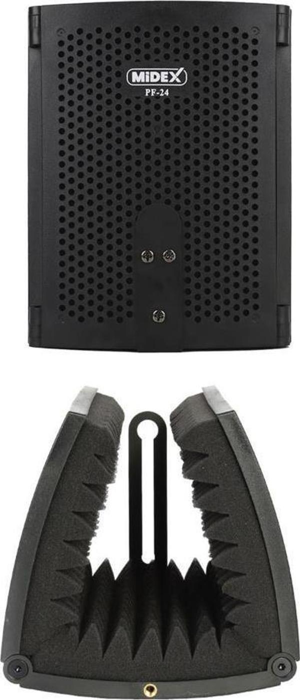 Midex PF-24 Mikrofon Ses Yalıtım İzolasyon Paneli Plastik (24x48 cm) - Image 1