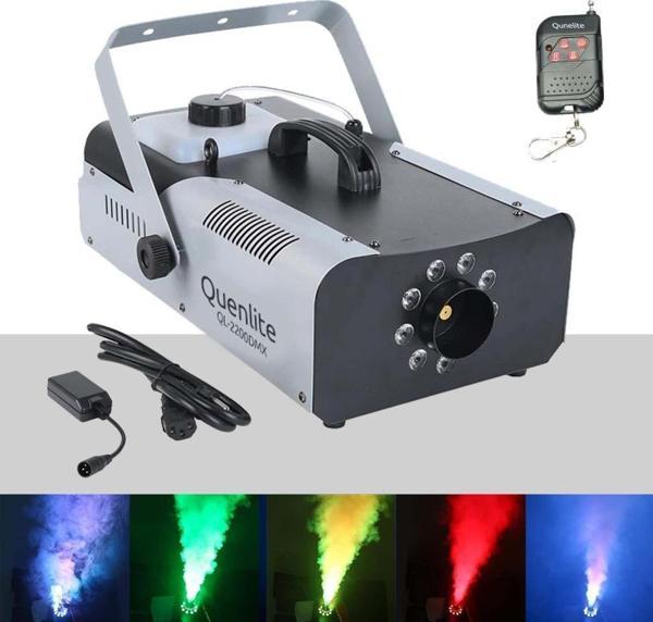 Quenlite QL-2200 DMX RGB Sis Makinesı 2200 Wattı DMX Kontrollü LED Işıklı - Image 1