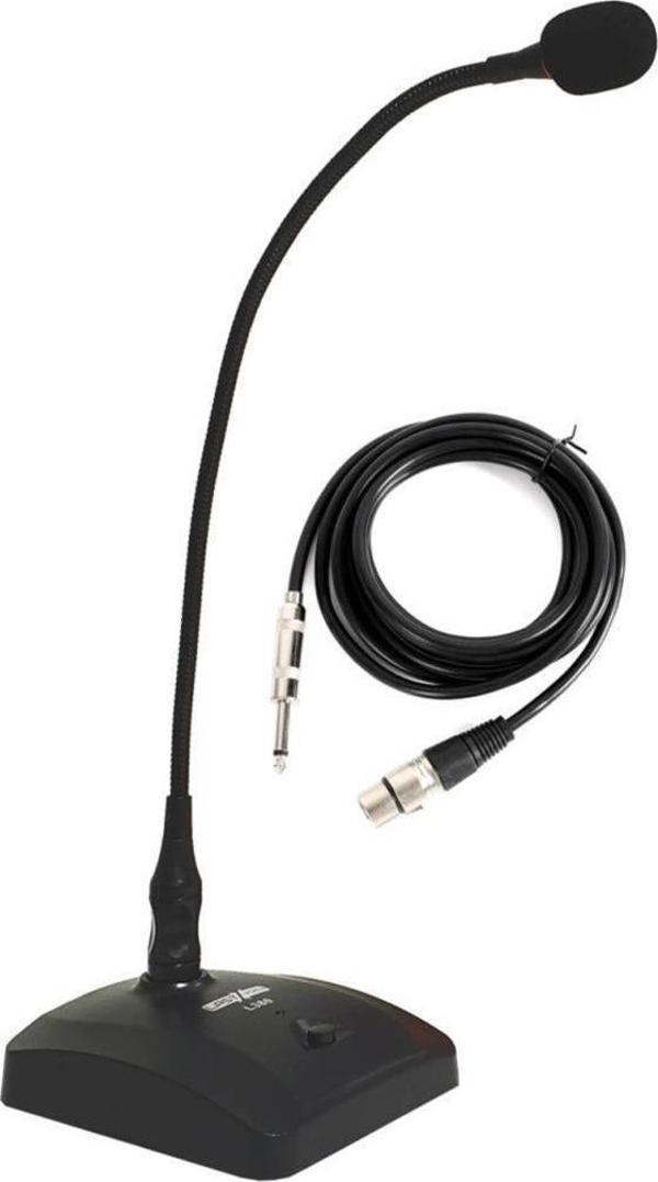 Lastvoice Masa Tipi Işıklı Kürsü Mikrofonu (L-380) - Image 1