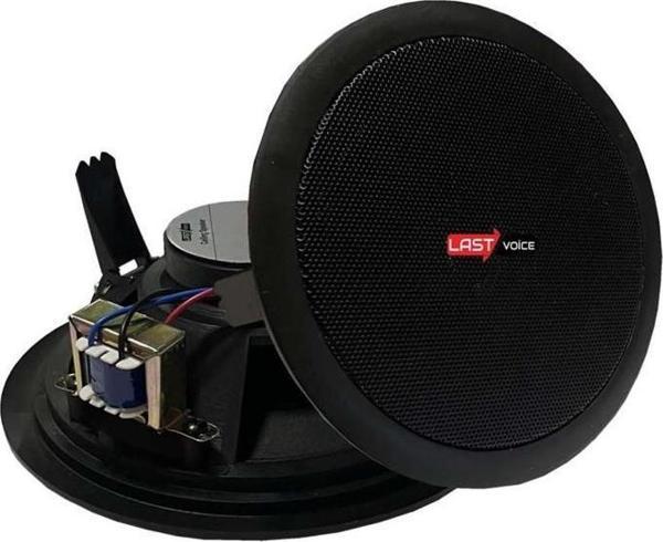 Lastvoice Tvx-6TB Trafolu Alçıpan Tavan Hoparlörü (Siyah 16 cm 30 Watt) - Image 1