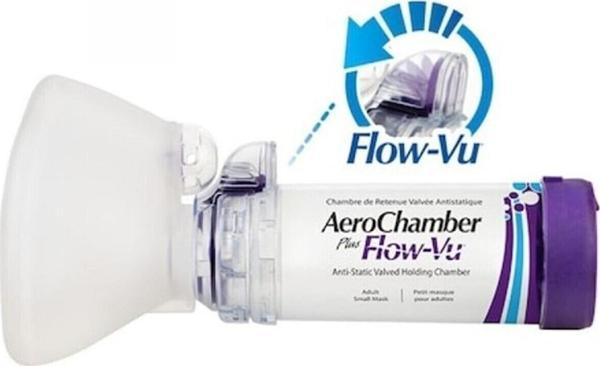 Aerochamber Mor Maskeli Flow-vu 5-15 Yaş - Image 1