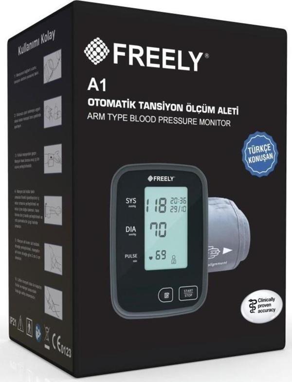 Freely A1 Türkçe Konuşan Otomatik Tansiyon Ölçüm Aleti - Image 1