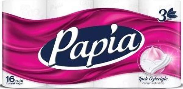 Papia Tuvalet Kağıdı 16'lı İpek Özlü - Image 1