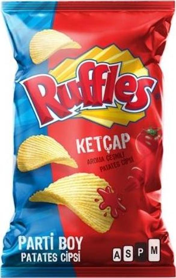 Ruffles Ketçaplı Parti Boy 144 Gr. ( Cips ) (4'lü) - Image 1