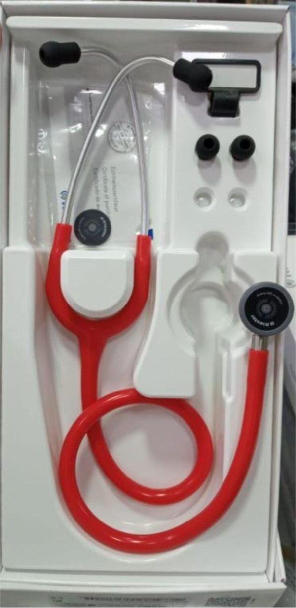 Riester Yenidoğan Steteskop 4230 Pediatrik Kırmızı Stetoskop Ped. - Image 1