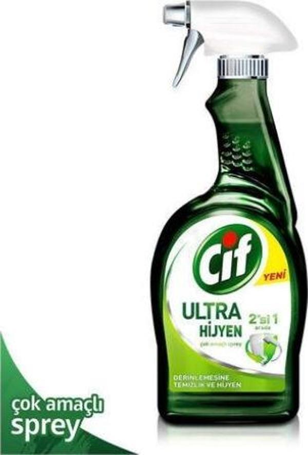 Cif Sprey Ultra Hijyen Çamaşır Suyu Katkılı 750 Ml - Image 1