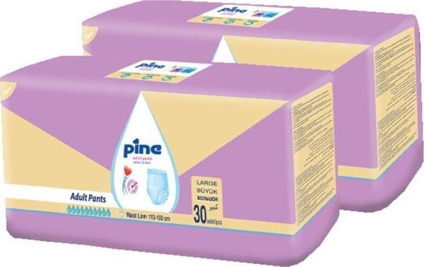 Pine Large 60 Adet Külotlu Hasta Bezi Bel Ölçüsü 110-150 Cm - Image 1