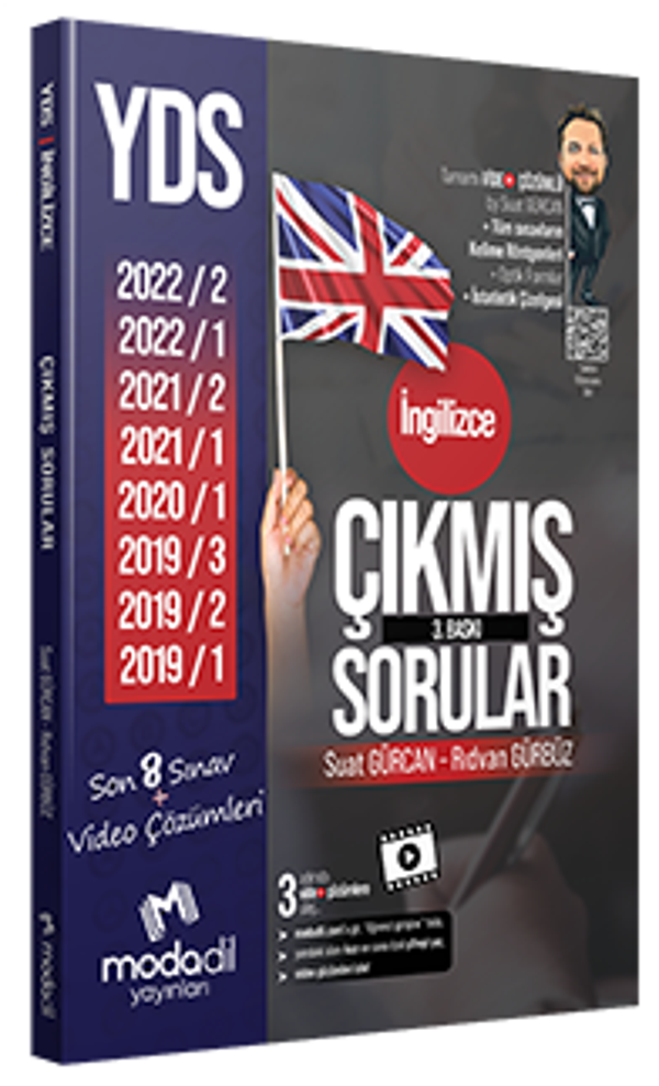 Modadil YDS İngilizce Çıkmış Sorular - Suat Gürcan, Rıdvan Gürbüz Modadil Yayınları - Modadil Yayınları - Image 1