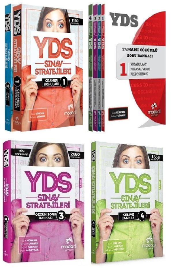 Modadil YDS Sınav Stratejileri Soru+Deneme 8 li Set Modadil Yayınları - Modadil Yayınları - Image 1
