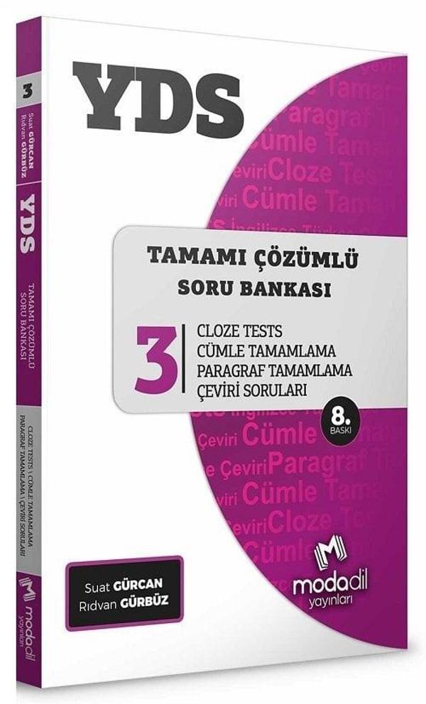 Modadil YDS Soru Bankası-3 Cloze Tests Çözümlü Modadil Yayınları - Modadil Yayınları - Image 1