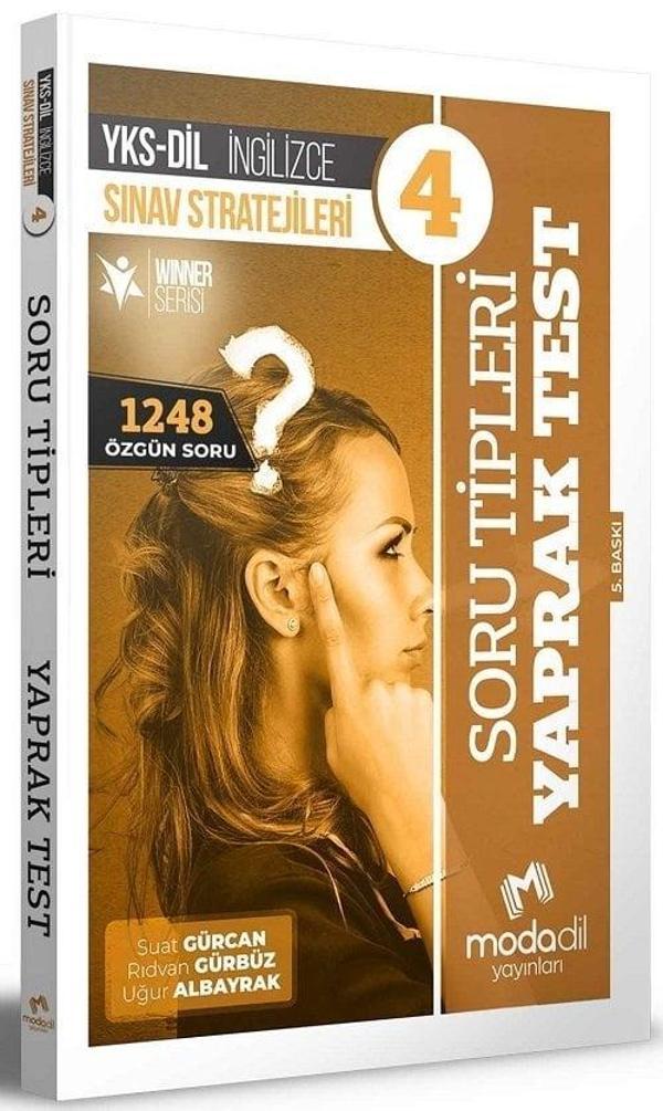 Modadil YKS DİL İngilizce Sınav Stratejileri-4 Soru Tipleri Yaprak Test Modadil Yayınları - Modadil Yayınları - Image 1