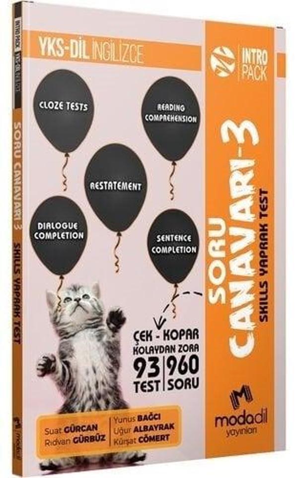 Modadil YKS DİL İngilizce Soru Canavarı-3 Skills Yaprak Test İntro Pack Modadil Yayınları - Modadil Yayınları - Image 1