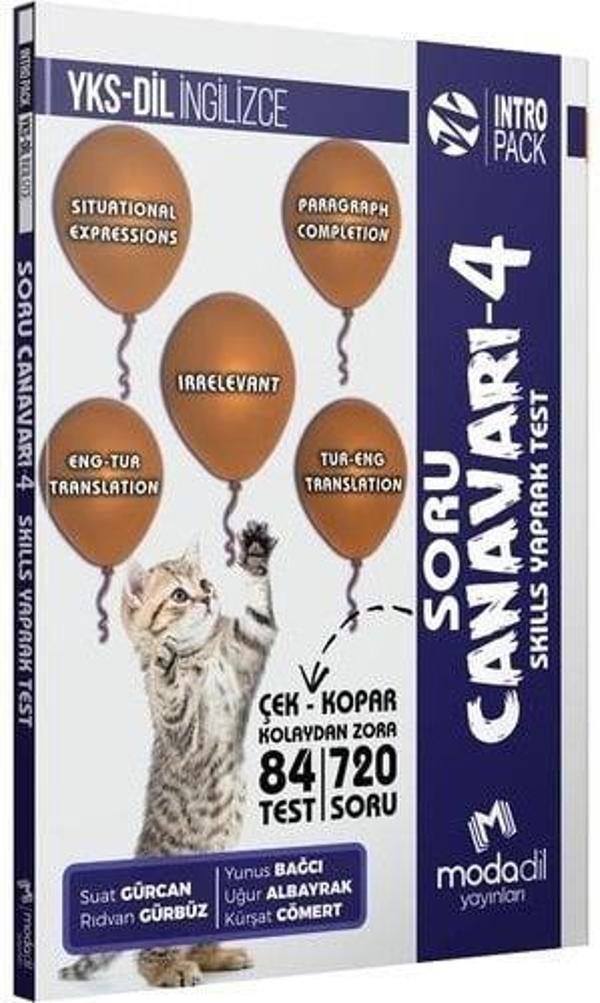 Modadil YKS DİL İngilizce Soru Canavarı-4 Skills Yaprak Test İntro Pack Modadil Yayınları - Modadil Yayınları - Image 1