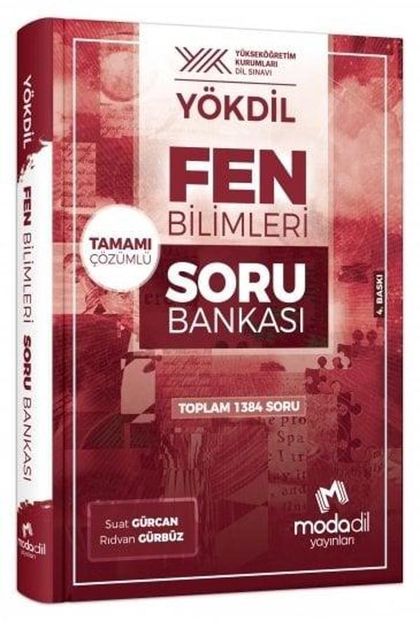 Modadil YÖKDİL Fen Bilimleri Soru Bankası Çözümlü Modadil Yayınları - Modadil Yayınları - Image 1