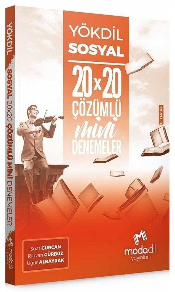 Modadil YÖKDİL Sosyal 20x20 Mini Denemeler Çözümlü Modadil Yayınları - Modadil Yayınları - Image 1