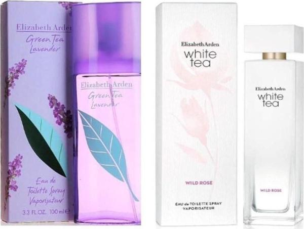 Elizabeth Arden Green Tea Lavender Edt 100 ml+ White Tea Wild Rose  Edt 100 ml Kadn Parfüm Set - Image 1
