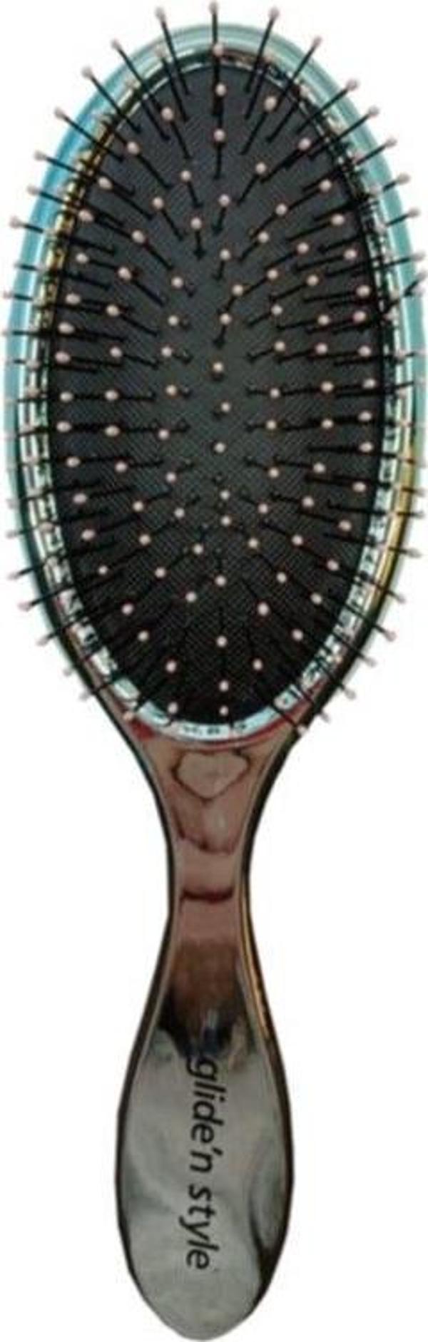 Glide'n Style GS-246 Metalik Gökkuşağı Saç Açma Tarama Fırçası - Image 1