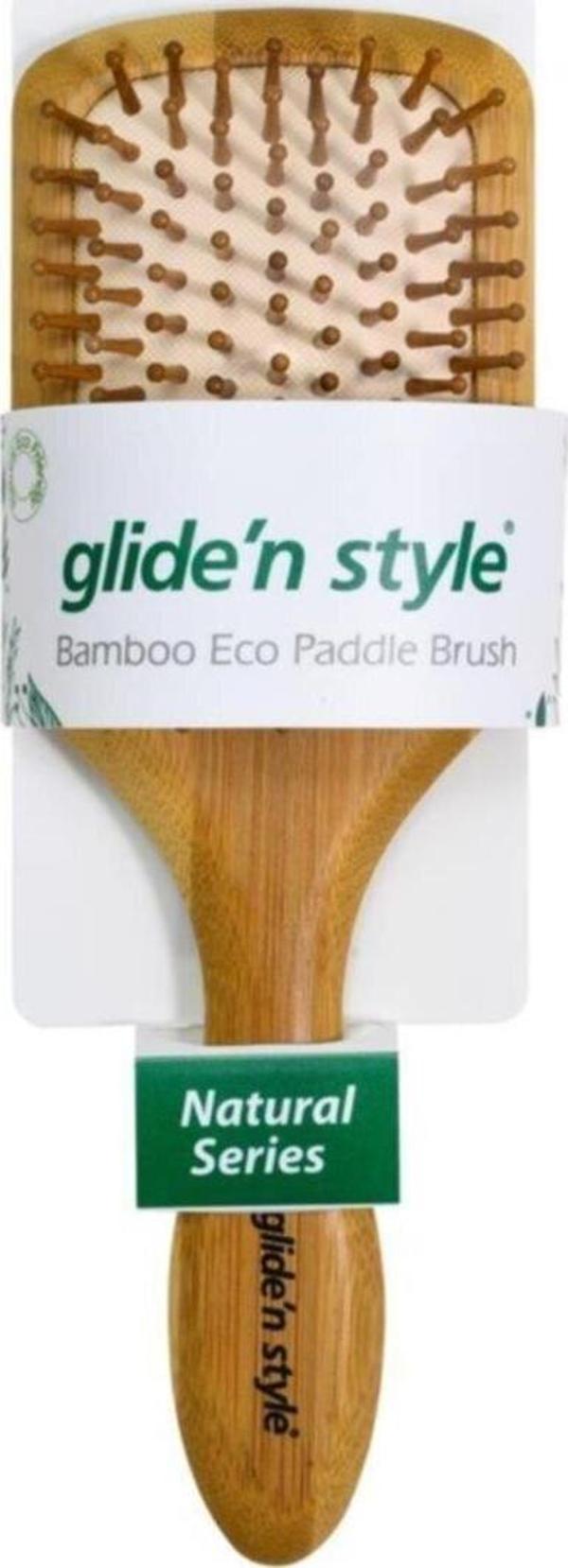 Glide'n Style GS-248 Bamboo Eco Paddle Saç Fırçası - Image 1