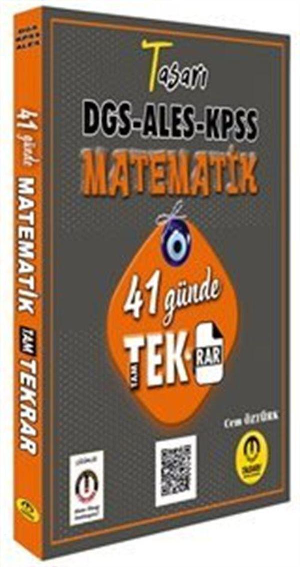 DGS ALES KPSS Matematik 41 Günde Tekrar - Tasarı Akademi - Image 1