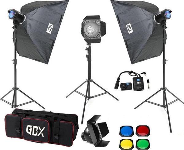 Gdx BM400 II W/S 3'lü Stüdyo Paraflaş SoftBox Seti - Image 1