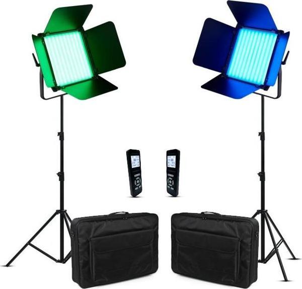 Gdx CF-1000R Rgb 2'li Rgb Led Video Işık Seti - Image 1