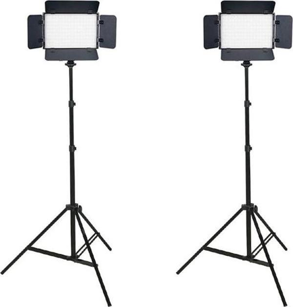 Gdx CF-150C BiColor Mobil 2'li Sürekli Video Panel Led Işık Seti - Image 1