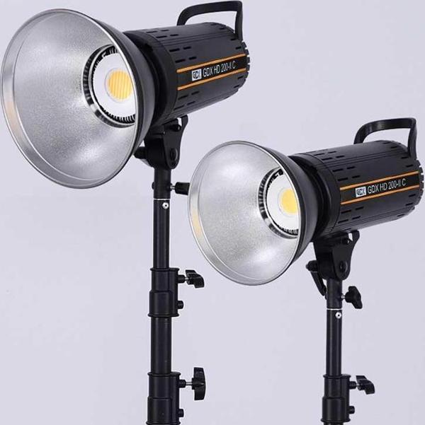 Gdx HD-200II C BiColor 2'li Işık Seti 200W Video Led Işığı - Image 1
