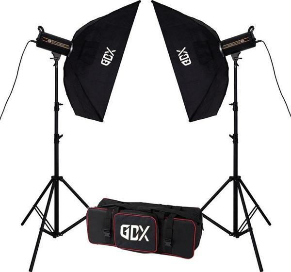 Gdx HD-300II C BiColor 2'li Işık Seti 300W Video Led Işığı - Image 1