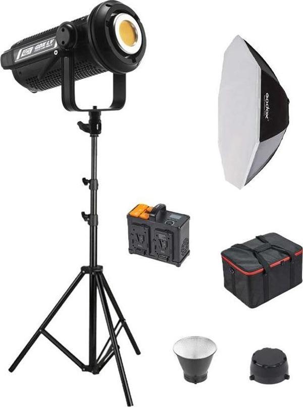 GDX LV-700C-II Full Set (120 cm Bowens Octagon Softbox + 260 cm Kalın Işık Ayağı) - Image 1