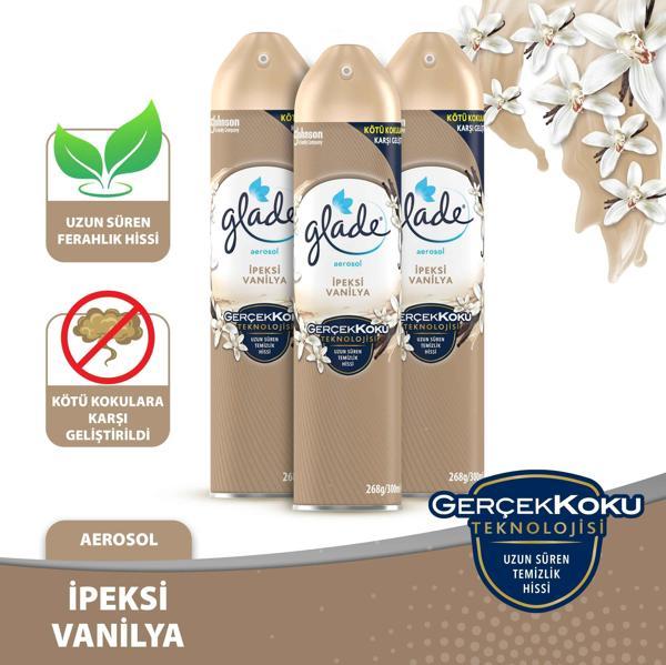 Aerosol Oda Kokusu İpeksi Vanilya 3 'lü Set - Image 1