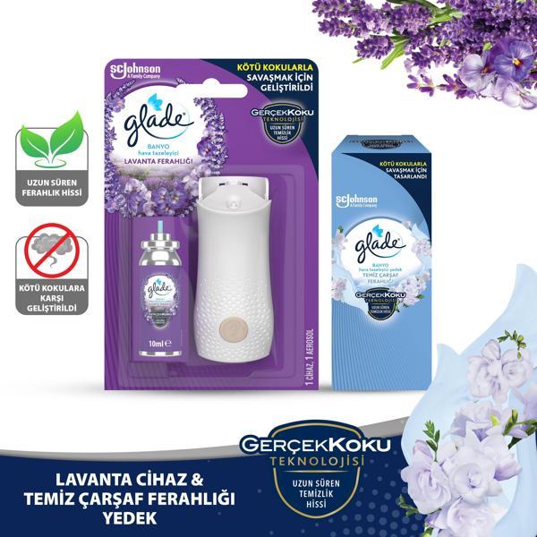 Banyo Cihaz + Yedek Lavanta ve Yedek Temiz Çarşaf Ferahlığı Seti - Image 1