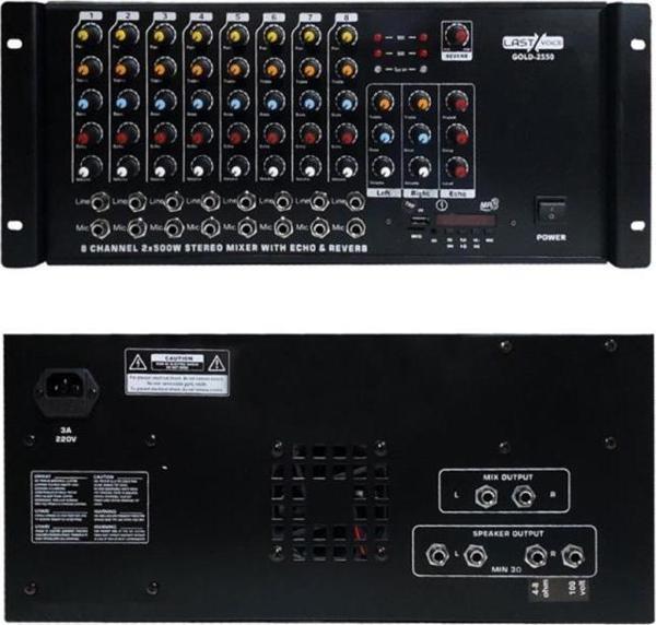Lastvoice Gold-2550 2x500 Watt Hat Trafolu Cami Amfisi - Image 1
