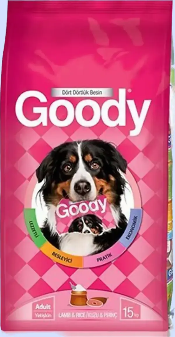 Goody Kuzu Etli ve Pirinçli Yetişkin Köpek Maması 15 kg - Image 1