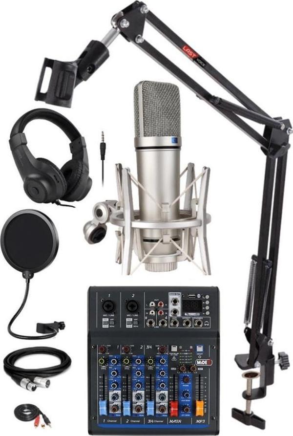 Lastvoice Mix Paket-3 Stüdyo Youtuber Podcast Kayıt Ekipman Seti - Image 1