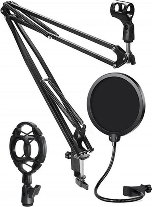 Lastvoice NB39HYP Set Stüdyo Mikrofon İçin Stand Shock Mount Filtre (35X35 CM) - Image 1