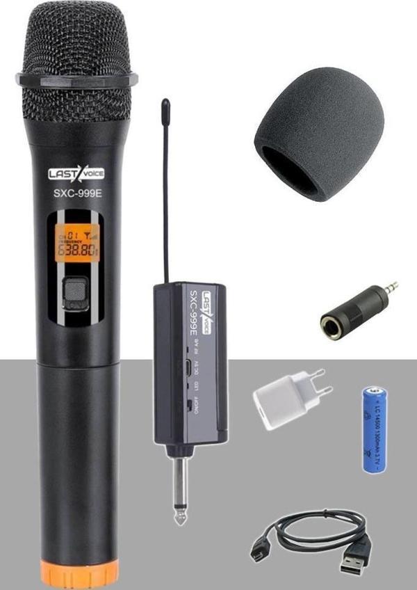 Lastvoice SXC-999E Şarjlı Telsiz Kablosuz EL Mikrofonu - Image 1