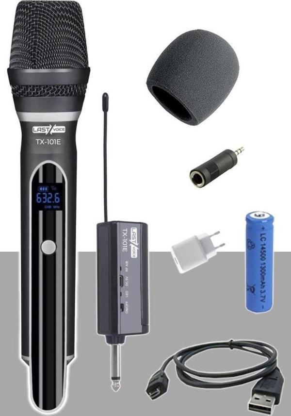 Lastvoice Tx-101E Profesyonel UHF Telsiz Kablosuz EL Mikrofonu - Image 1