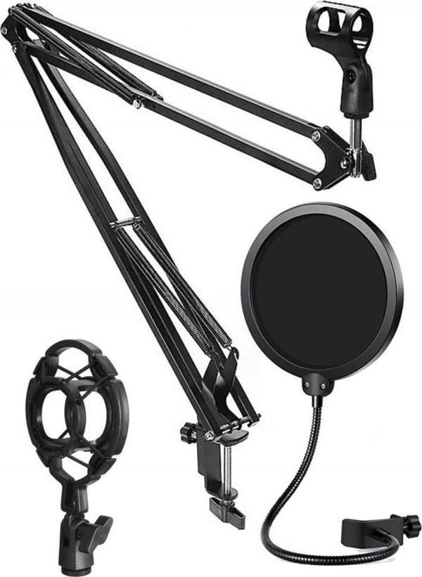 Lastvoice NB40HYP Set Stüdyo Mikrofon İçin Stand Shock Mount Filtre (50x50 Büyük Boy) - Image 1