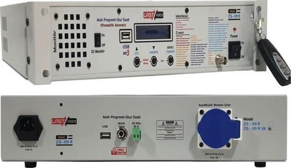 Lastvoice ZS-119R USB Kumandalı Okul Zili (Pandemi Anonsu İstiklal Marşı) - Image 1