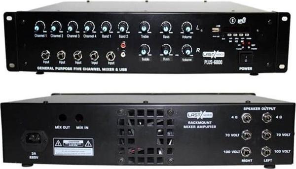 Lastvoice Plus-6800 Stereo Çift Trafolu 2x400 Watt Mikser Amfi - Image 1