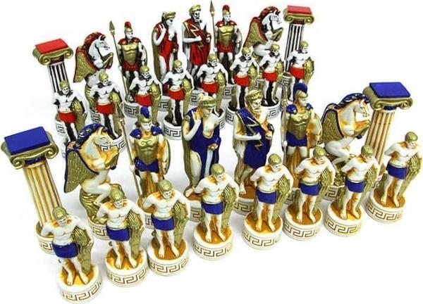 Satranç Taşı Polyester Büyükboy Herakles Dekoratif Hediyelik - Image 1