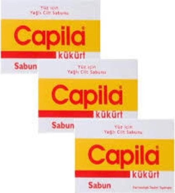 Capila 3Lü Kükürtlü Sivilce Ve Akneye Karşı Sabun 90Gr - Image 1
