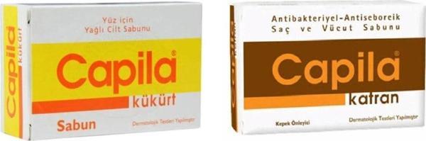 Capila Kükürt Sabun 90 Gr + Katran Sabun 90 Gr - Image 1