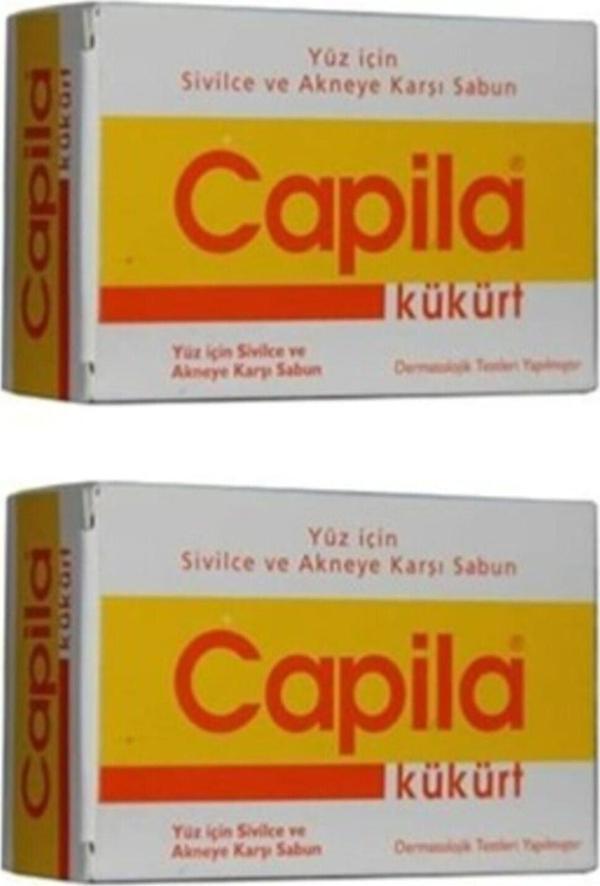 Capila Kükürtlü Sabun Sarı Kutu 90 Gr x 2 Adet - Image 1