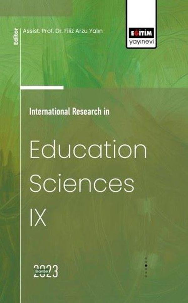 International Research in Education Sciences 9 - Eğitim Yayınevi - Image 1