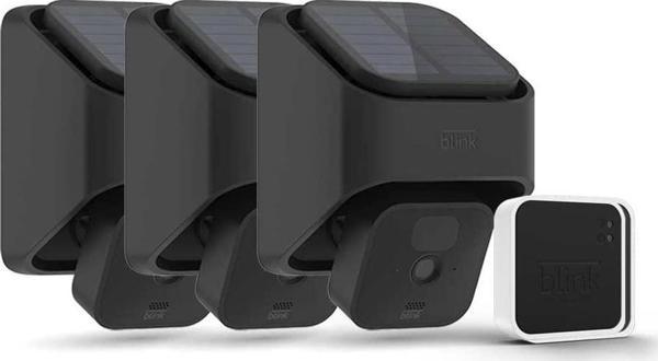 Blink Outdoor (3. Nesil) + Solar Panel Şarj Montajı, 3 Kamera Kit - Image 1